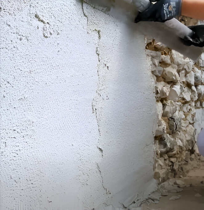 Socli Tradilys Protect Damp Treatment Plaster application is straightforward