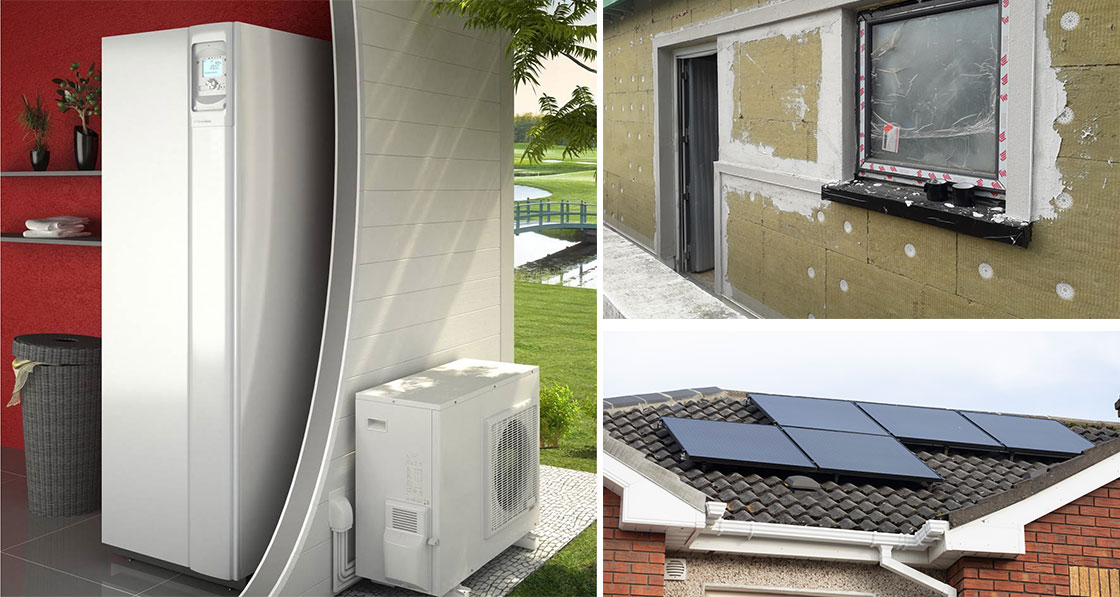 Insulating homes, heat pumps, and solar PV can all be part of the mix of solutions towards decarbonising our heating systems.