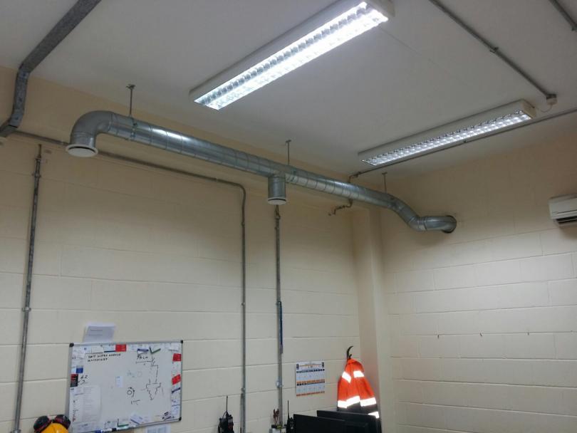 Commercial Ventilation in Irish Utility Company