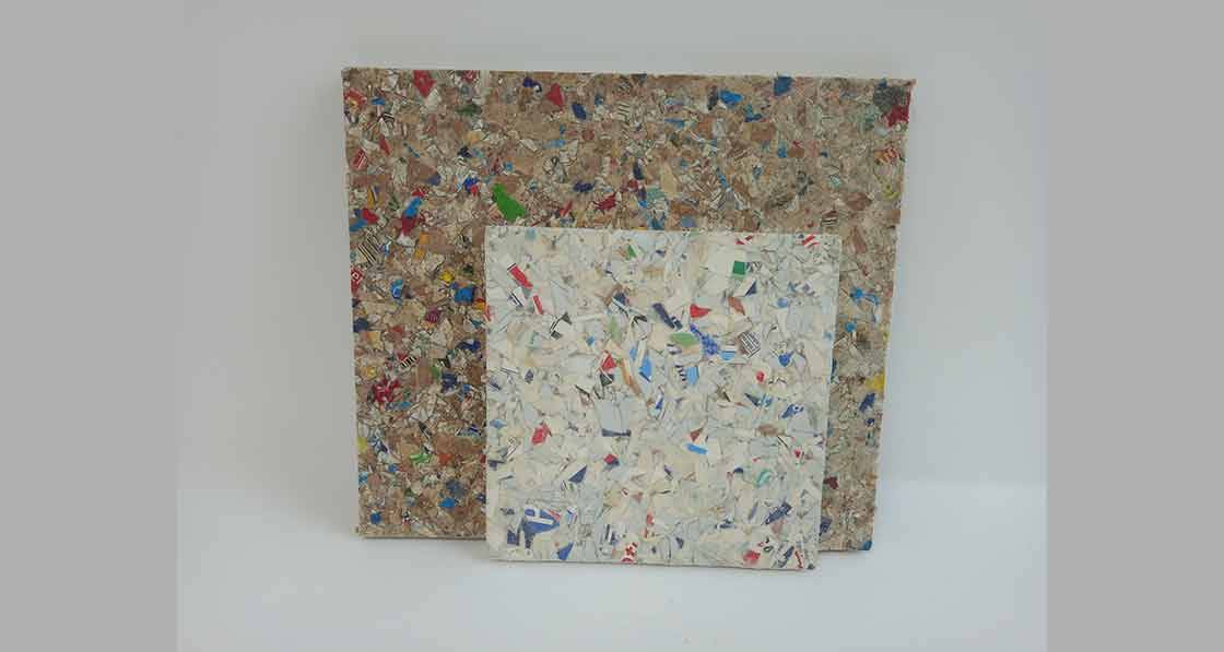 Recycled building board now available from Ecomerchant