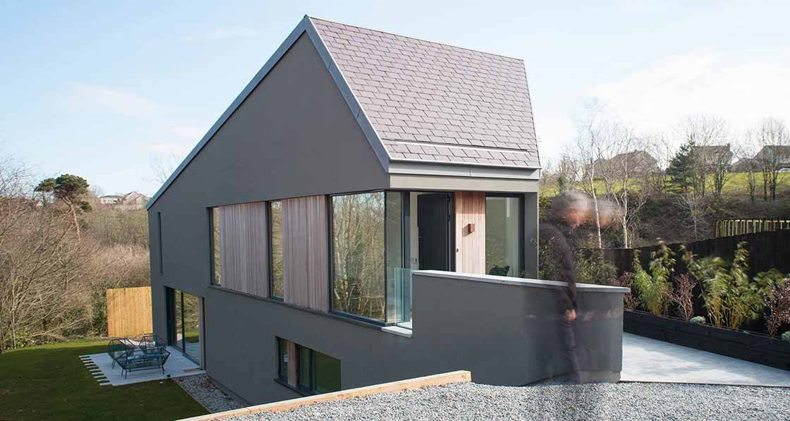 Steeply sustainable - Low carbon passive design wonder on impossible Cork site
