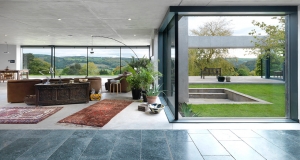 Stunning & airtight Forest of Dean home features vast Internorm glazed wall