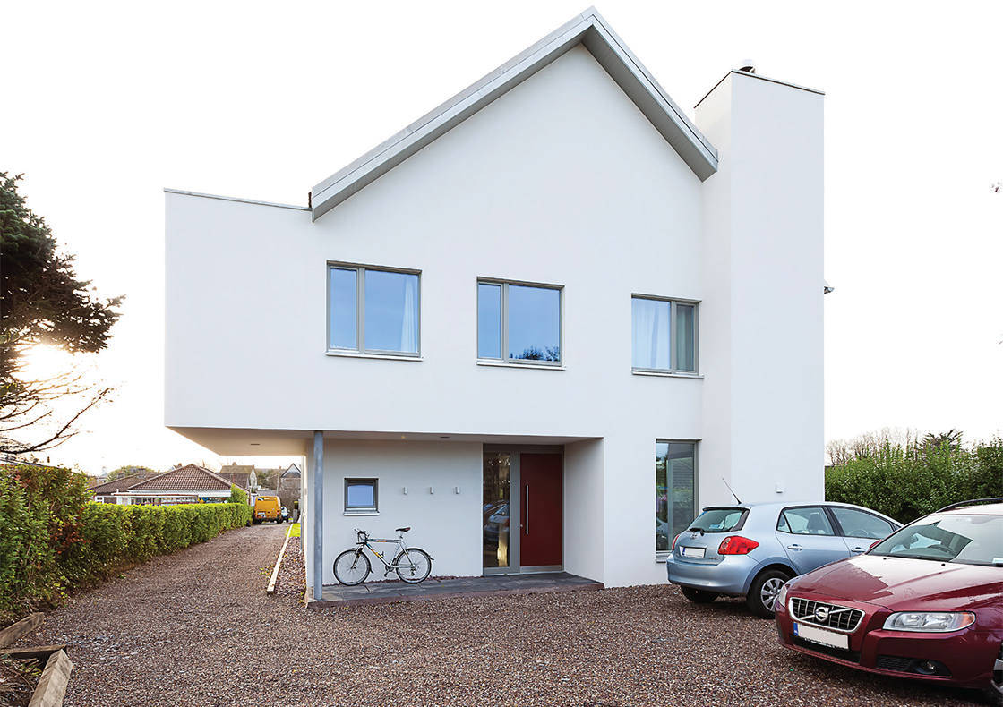 Cork passive house embraces airtightness 03