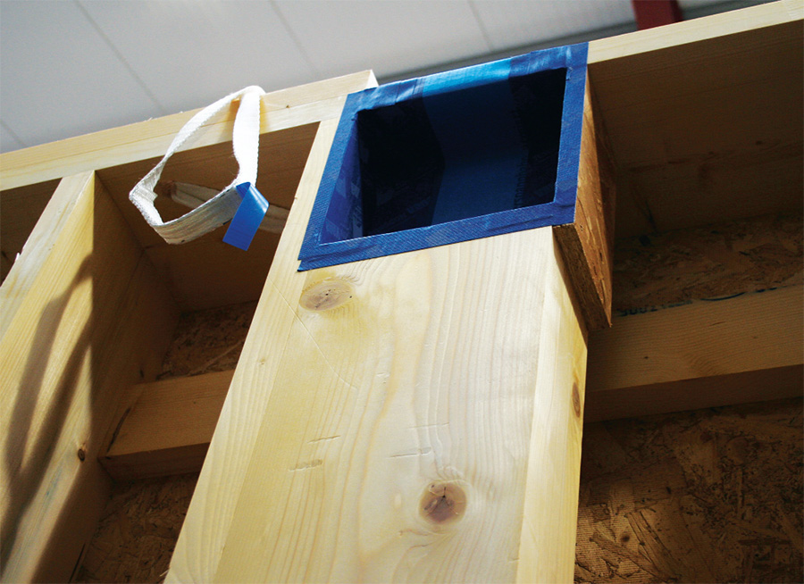 An airtight box for electrics