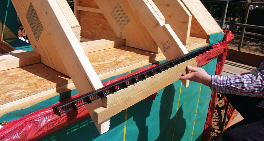 The open truss timber roof system