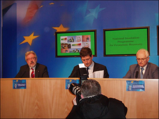 Professor Owen Lewis, Minister Ryan and Minister Gormley