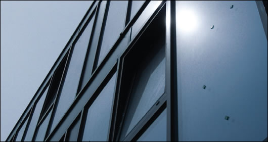 Visually, the most striking element of the design is the façade. A triple-glazed curtain wall designed by Hodgins Architectural Facades, faces south east onto Forster Street, allowing ample scope for passive solar gain