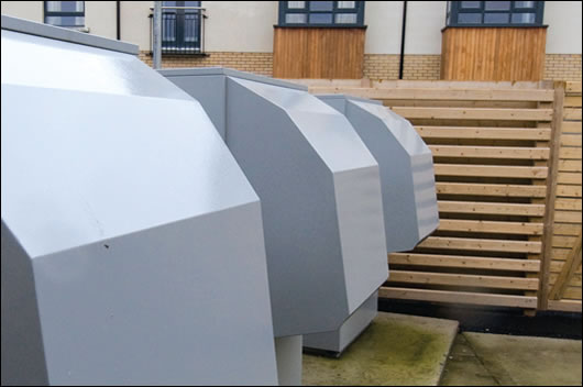 The courtyard of Elm Green, a new nursing home in Castleknock which combines heat pumps