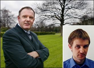 l-r Gerry McCaughey (Century Homes), Jeff Colley (Construct Ireland)