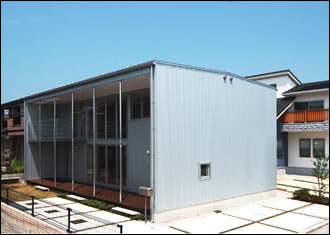 Kazuhiko Namba designed Muji infill house