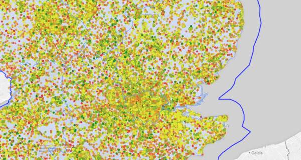 Mapping the efficiency of Europe’s buildings